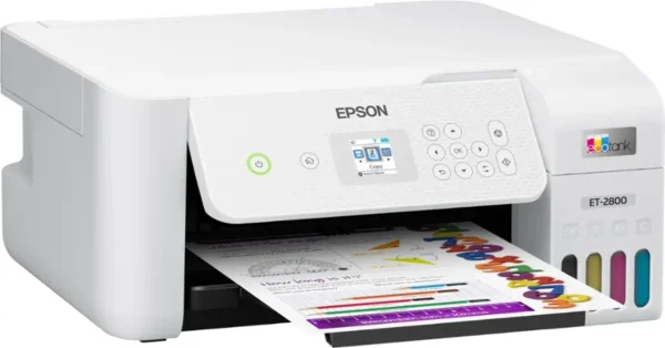 EcoTank ET-2800 Wireless All-in-One Printer – White - Image 5